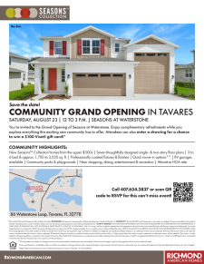 Community Grand Opening In Tavares!