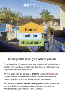 Help Your Clients Save Up to $100,000 on Select Orlando-Area Homes