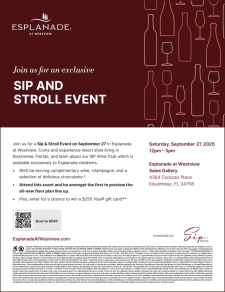 Sip, Stroll & Win at Esplanade at Westview!
