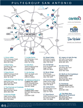 San Antonio Community Map | Pulte, Centex, & Del Webb