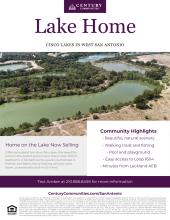 Lake Homes Now Selling in Cinco Lakes