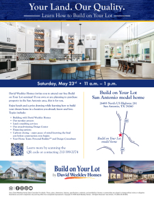 Build on Your Lot Seminar!