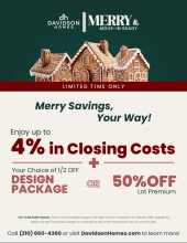Enjoy up to 4% in Closing Costs + More