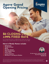 $0 Closing Costs + 4.99% Fixed Rate at Agave