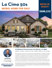 Model Home for Sale in La Cima