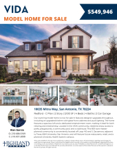 Model Home for Sale in VIDA