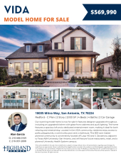 Model Home for Sale in Vida