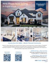 New Phase Now Selling in Esperanza