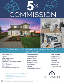 5% Real Estate Agent Commission