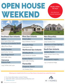 Open House Weekend!