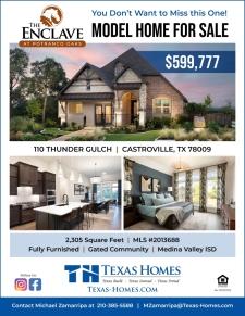 Model Home for Sale in The Enclave at Potranco Oaks