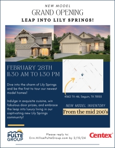 NEXT WEEK! Join us at our New Model Home Grand Opening