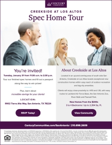 Prizes, food and spec home tours!