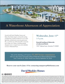 Realtor Appreciation Event in Emerald Landing at Waterside