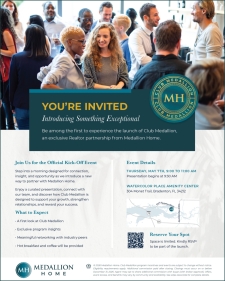 Club Medallion Realtor Kick Off Event!