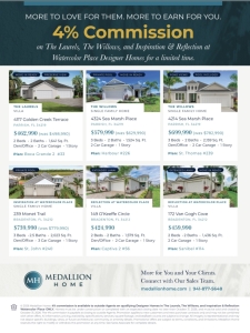 Earn 4% Commission on Select Move-In-Ready Homes