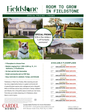 Fieldstone - Special Pricing!