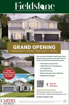 Grand Opening at Fieldstone in Plant City!