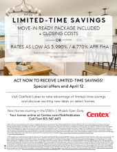 Limited Time Savings in Oakfield Lakes