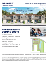 Danbury at Ridgewood Lakes Coming Soon