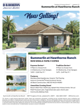 Now Selling - Summerlin at Hawthorne Ranch