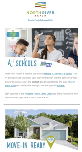Your Clients Can Start the School Year in a New Home at North River Ranch 🍎🗝️