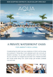 A Private Waterfront Oasis for Amenity-Rich Living