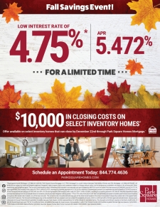 Low 4.75% Interest Rate + $10,000 in Closing Costs!*