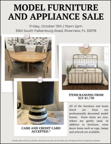 Model and Appliance Sale